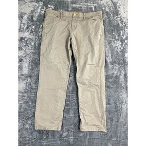 Weatherproof Mens Khaki Chino Pants 38x30 Relaxed Fit Cotton Blend Comfortable